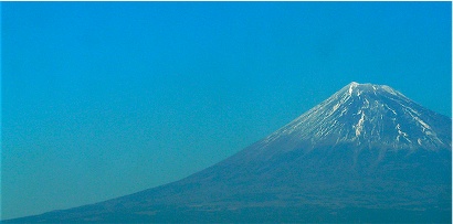 2009年新年を祝う富士山